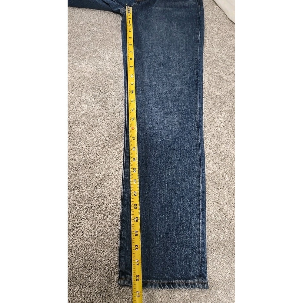 MADEWELL Perfect Vintage Straight Jean High‎ Waisted Blue Medium Wash Women's 23 - Picture 10 of 11